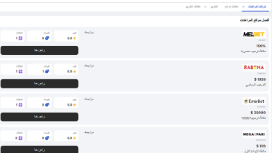 أفضل مواقع المراهنات الرياضية